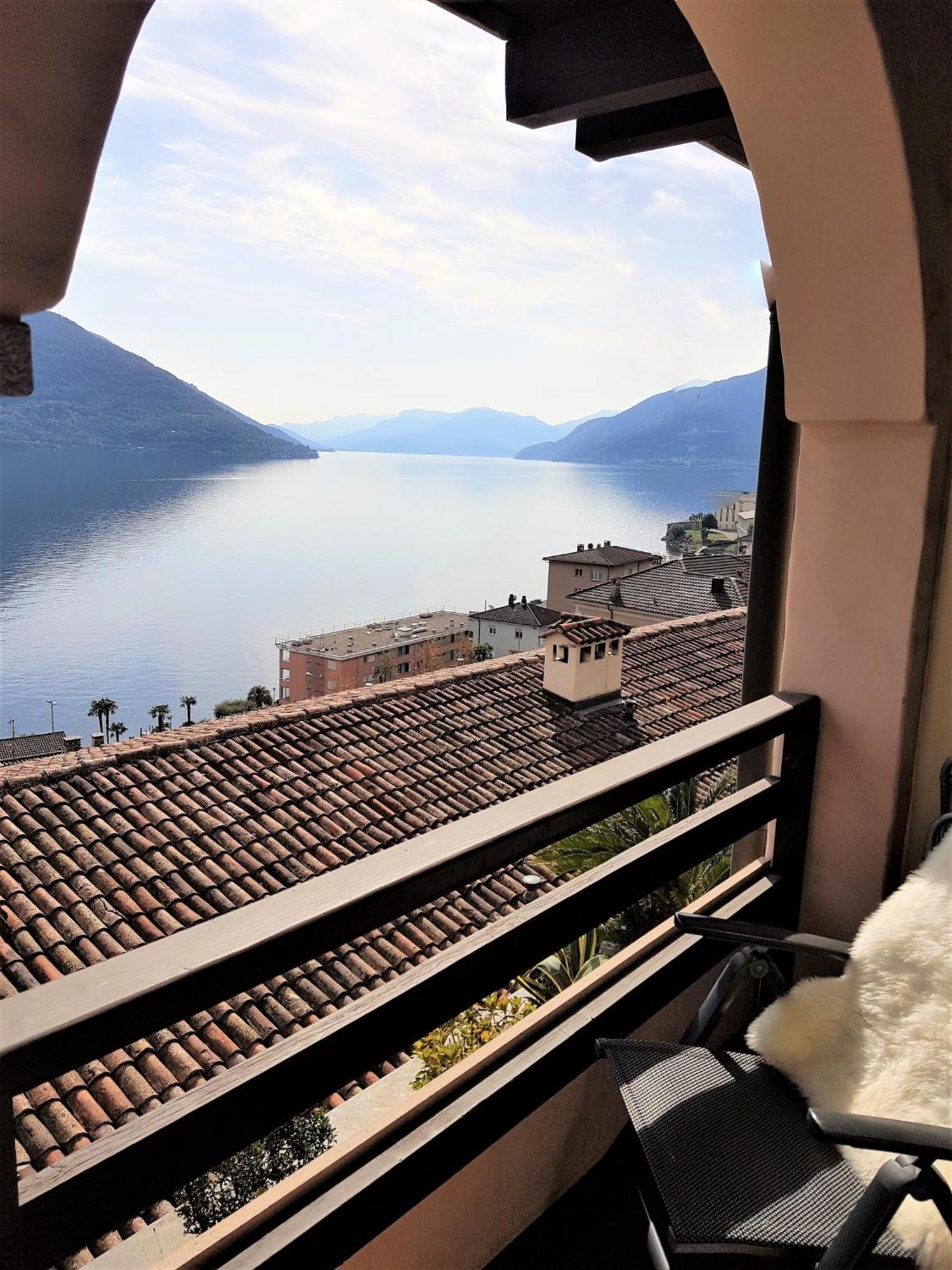 "Vista Dolce" Lägenhet Brissago Exteriör bild