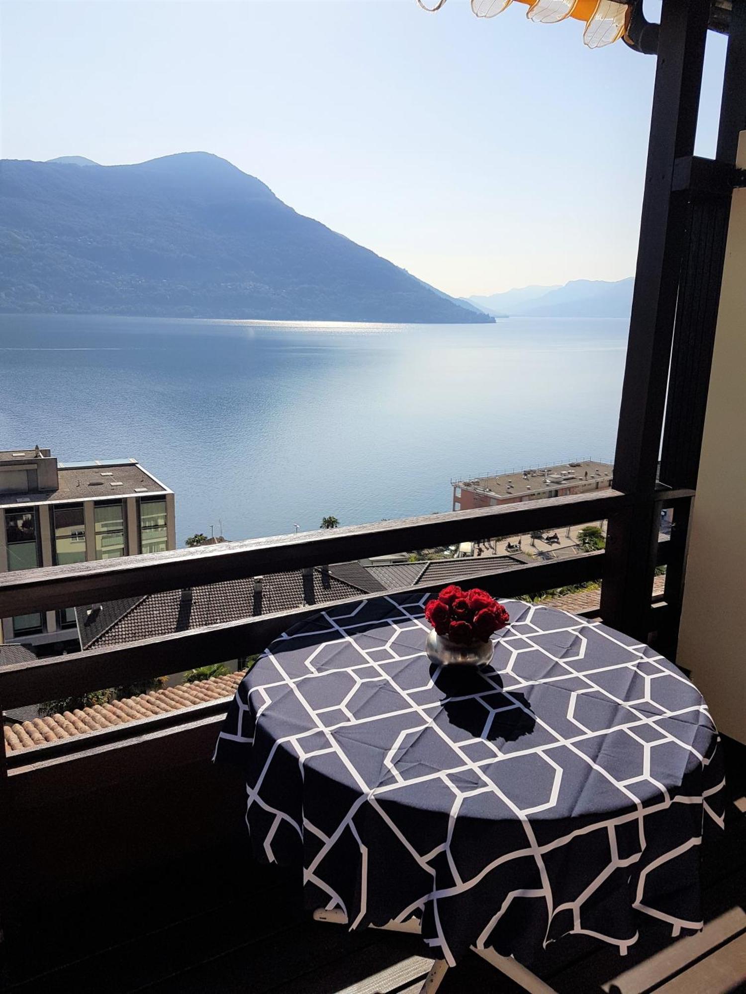 "Vista Dolce" Lägenhet Brissago Exteriör bild